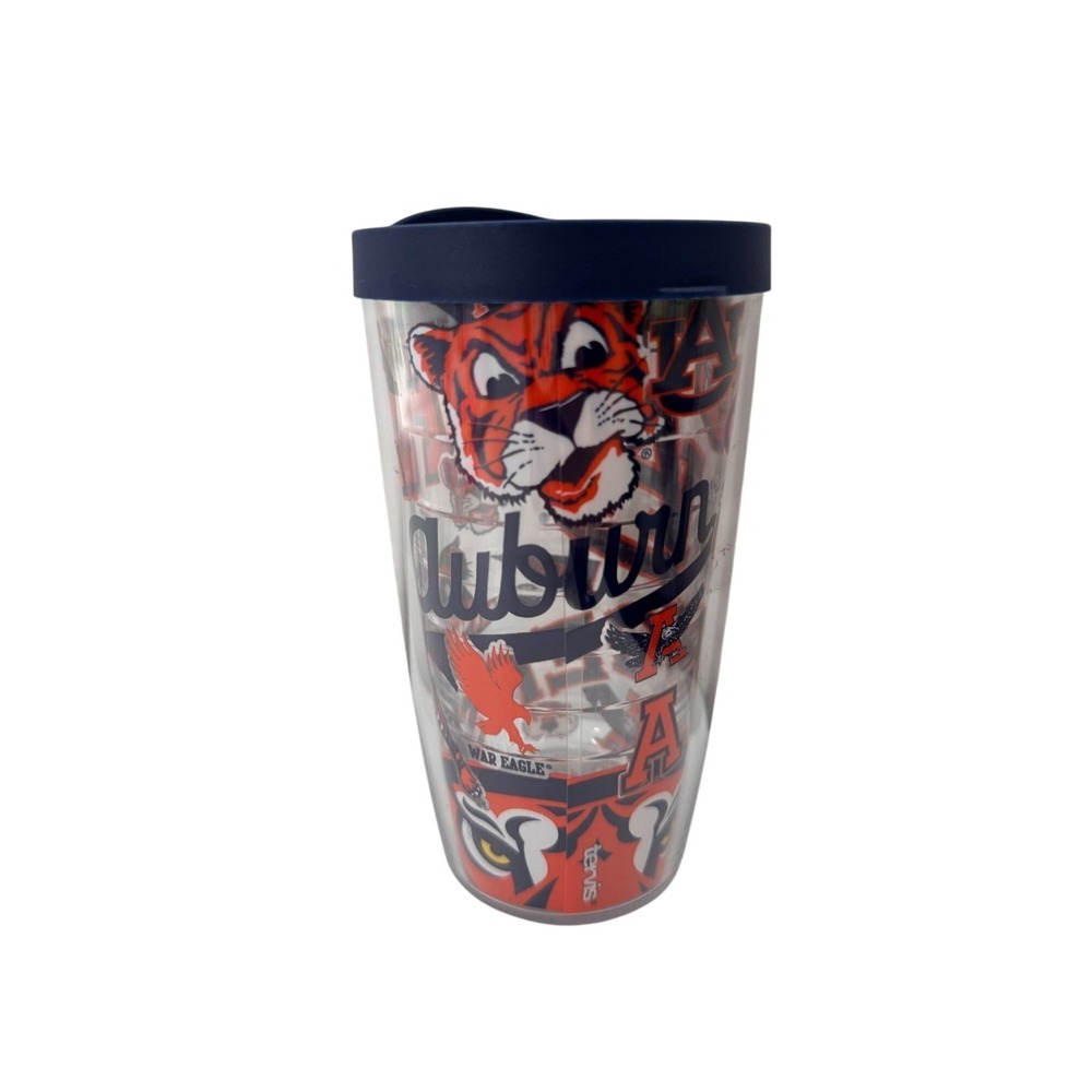 Tervis Auburn Tigers Tumbler 16oz Insulated Travel Cup Navy Lid War Eagle NCAA